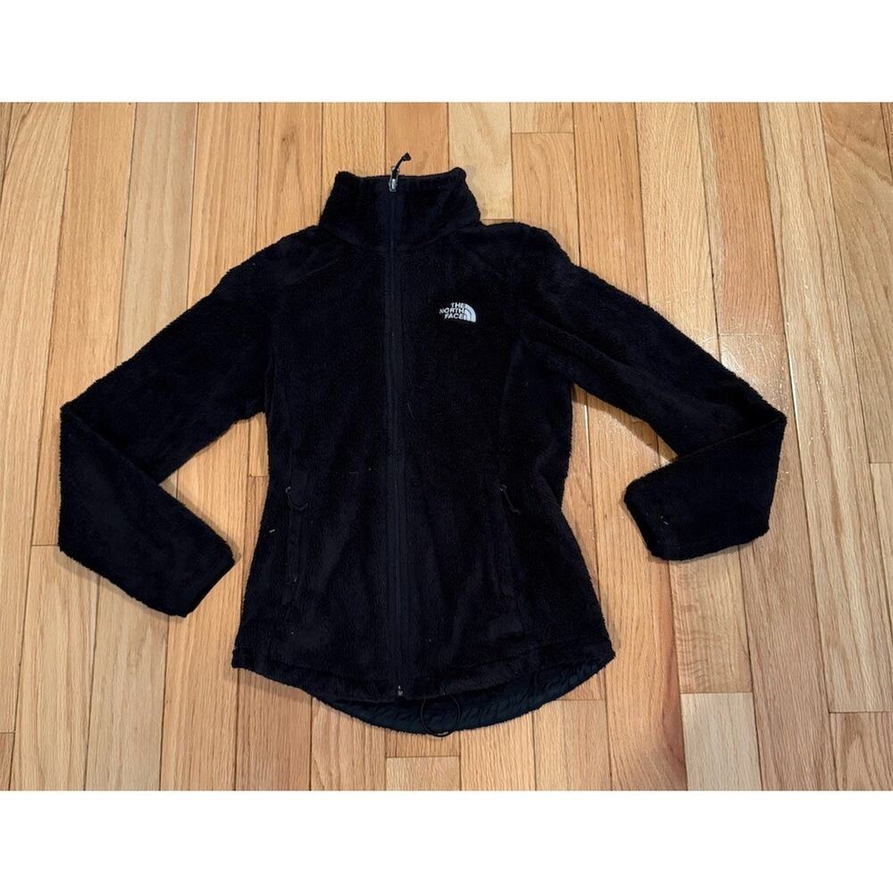 The North Face Osito Fleece Jacket Womens XS Black Full Zip High-Pile